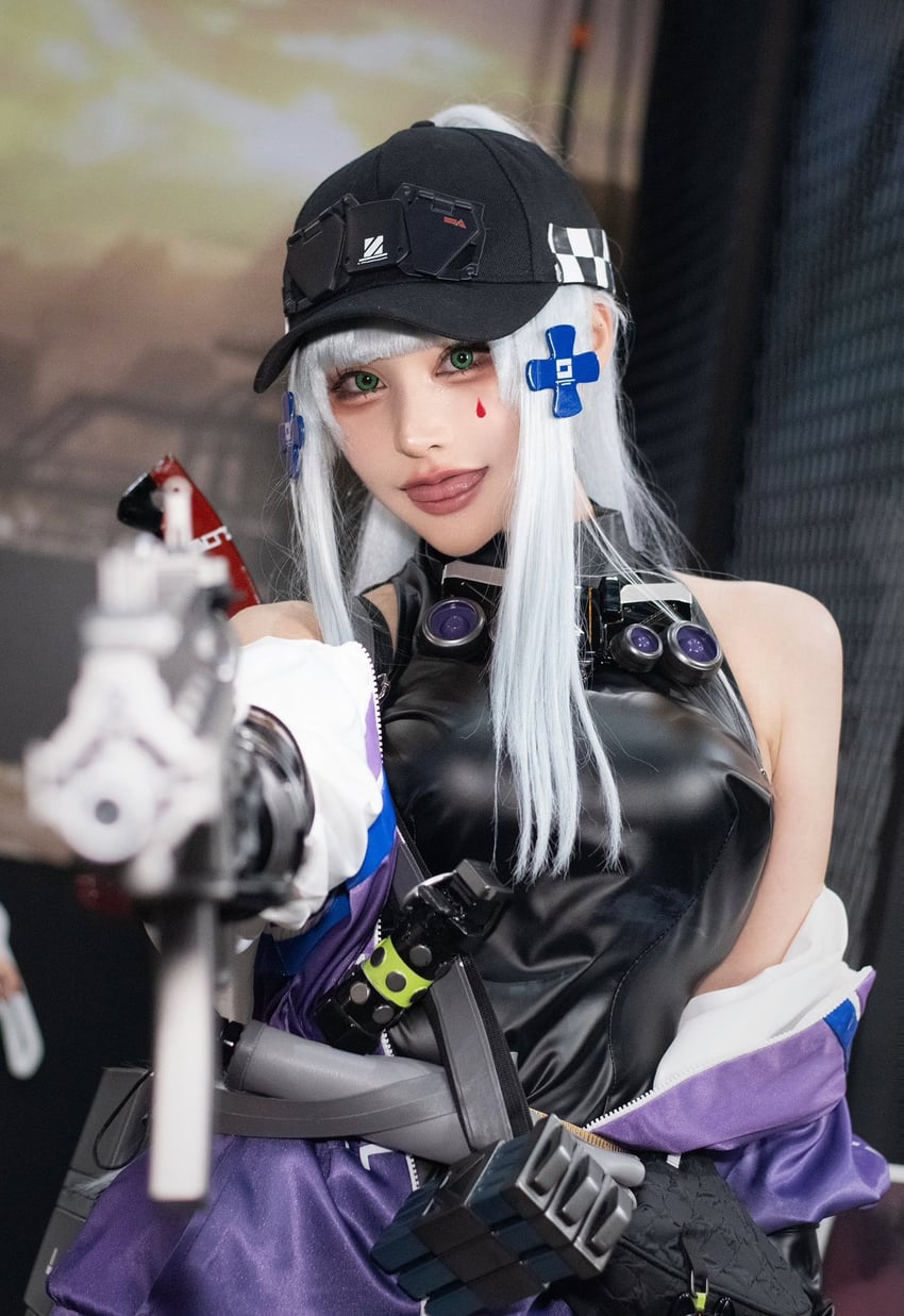 hk416 and klukai (girls' frontline and 1 more) by wako_chiroru