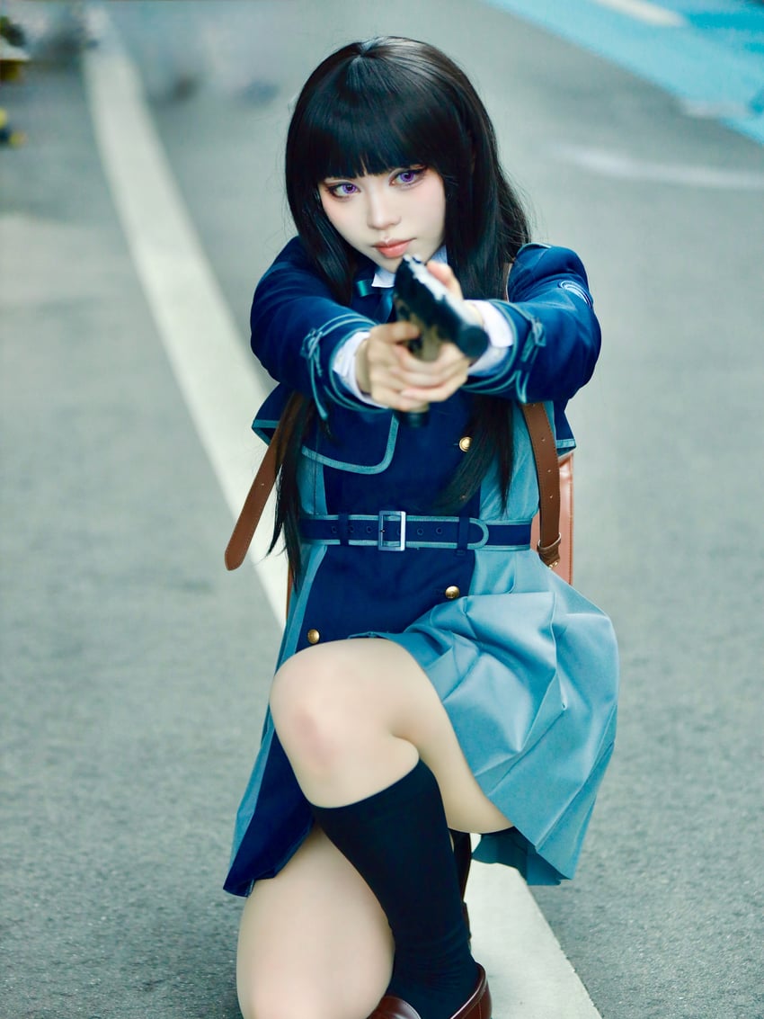 inoue takina (lycoris recoil) by saki_miyo