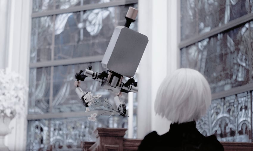 2b and pod (nier and 1 more) by ahsyokuyoku