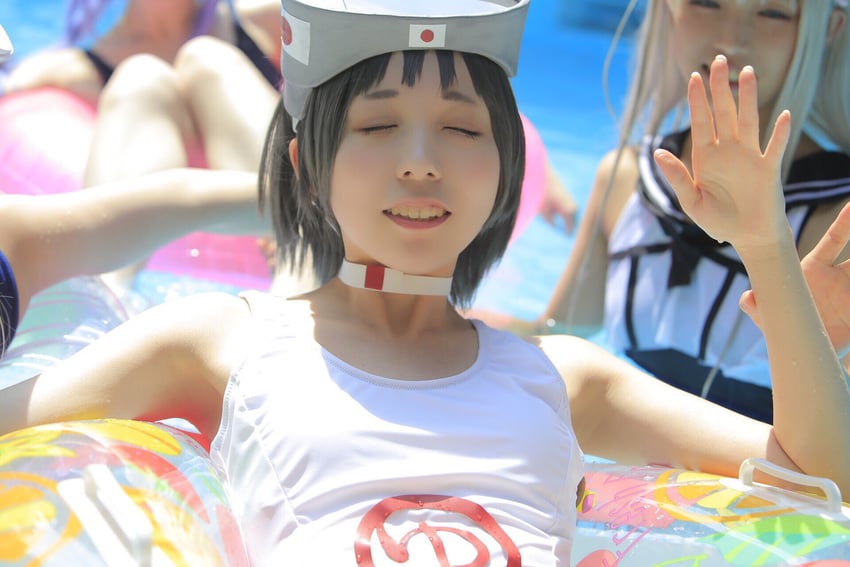 i-19, ro-500, and i-8 (kantai collection) by esucos, ko_keshi_girl, litonagi_(photographer), mizuna, and tochi_pikonome