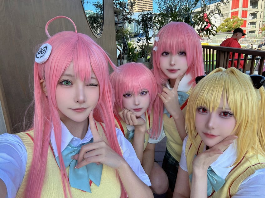 konjiki no yami, momo velia deviluke, lala satalin deviluke, and nana asta deviluke (to love-ru and 1 more) by dekomorio0, otakunekosan, sukiyaki_gohan, and usagisan_ne_jp