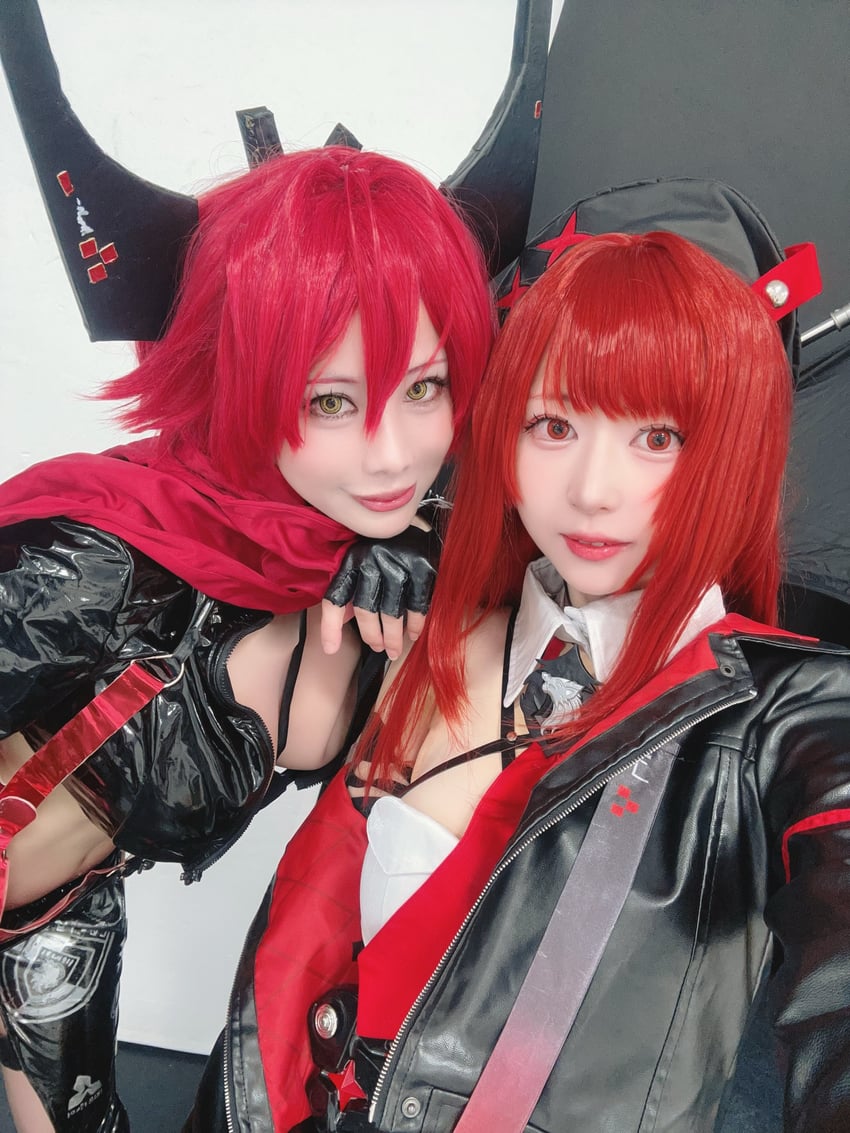 rapi and red hood (goddess of victory: nikke) by echo_11 and kao_826826