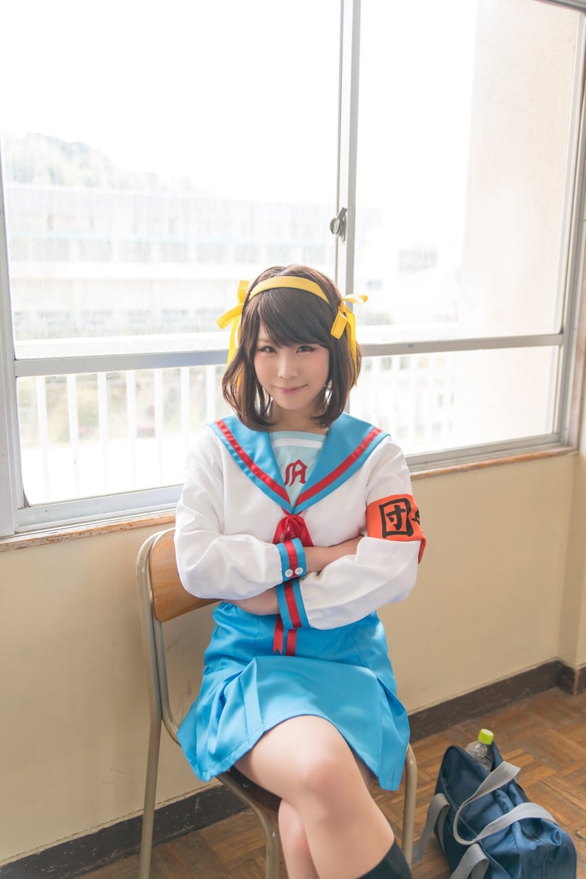 suzumiya haruhi (suzumiya haruhi no yuuutsu) by ymnnkn_okura