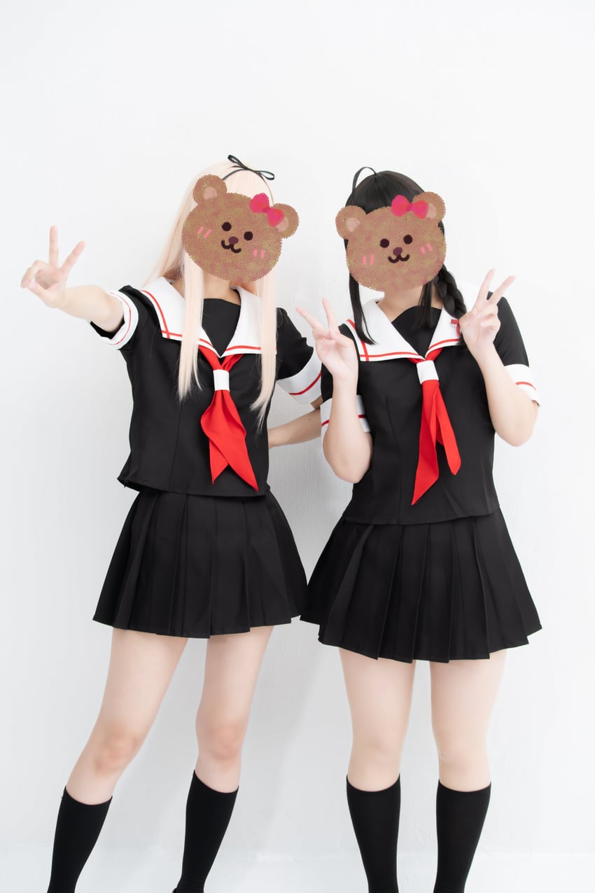 shigure and yuudachi (kantai collection) by 34_hkxtc and tohko