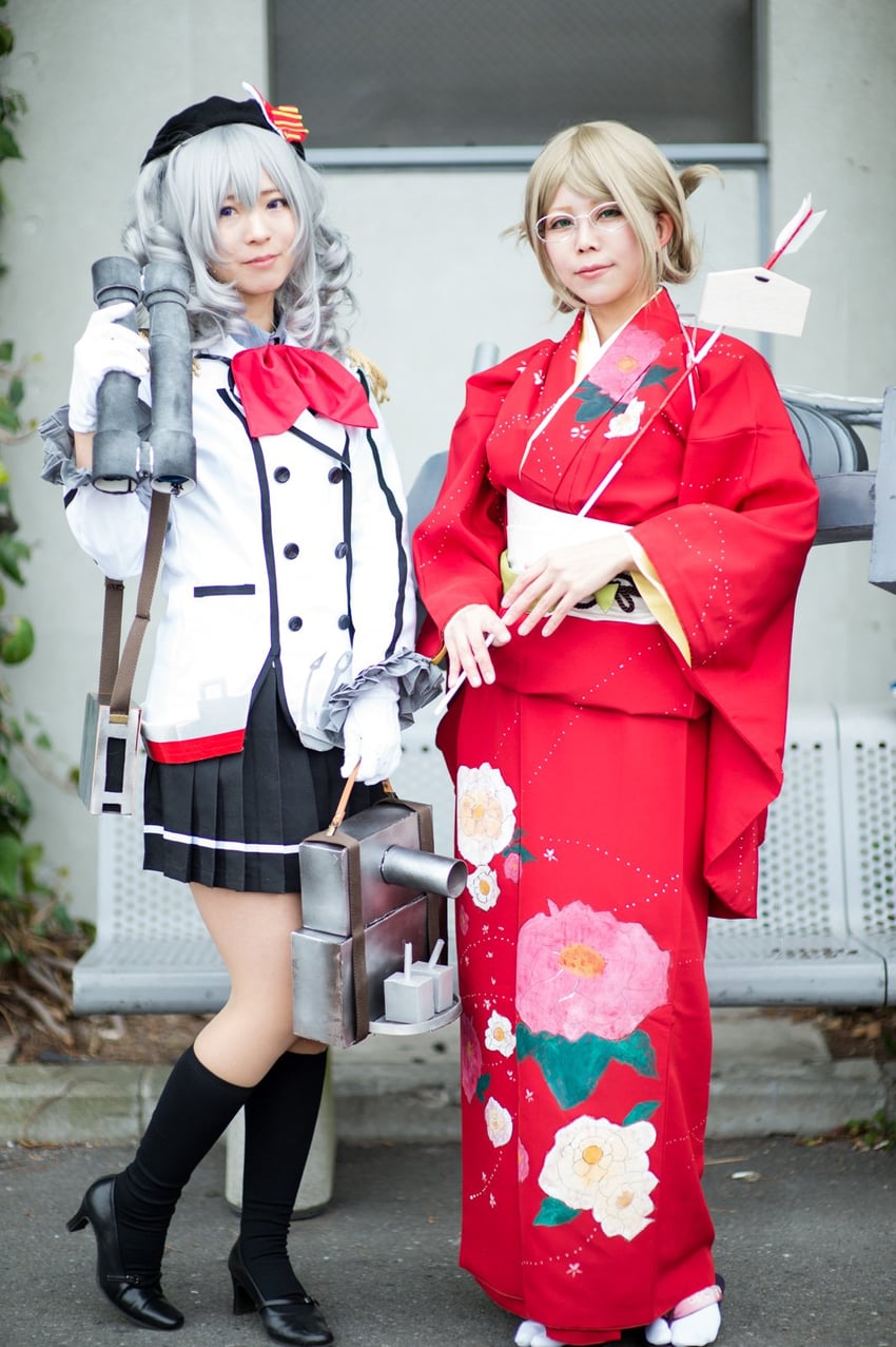 katori and kashima (kantai collection) by girasol6971, litonagi_(photographer), and marie_morinaga3