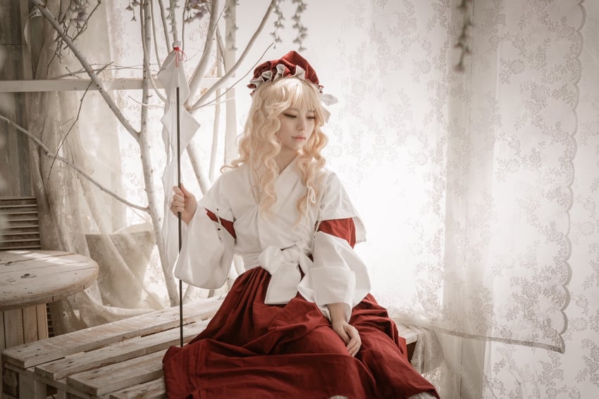 hourai girl (touhou and 1 more) by minimum_box and nizo_(photographer)