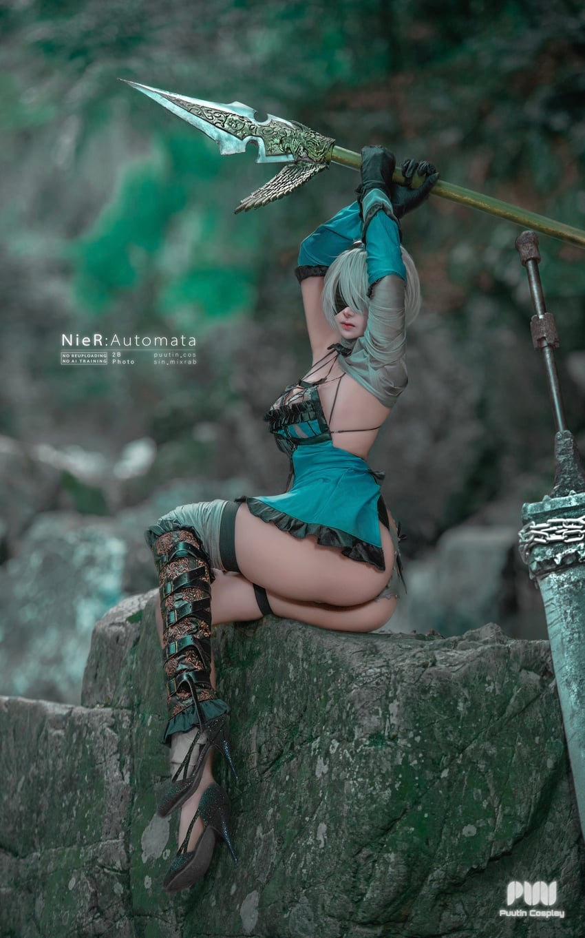 2b and kaine (nier and 1 more) by puutin_cos