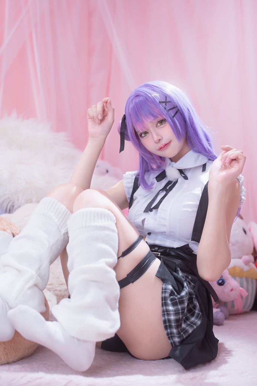 tokoyami towa (hololive) by nek_n_mmm