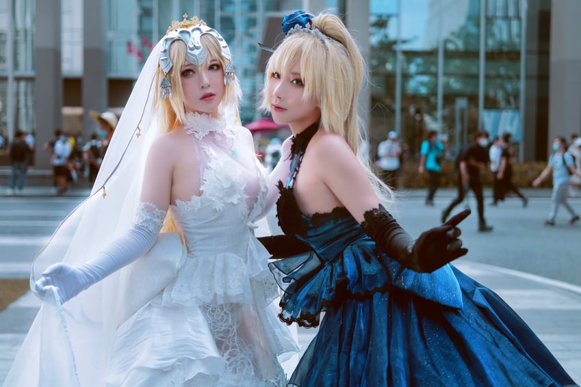 jeanne d'arc (fate and 1 more) by banbanko and sophia_kotokoyo