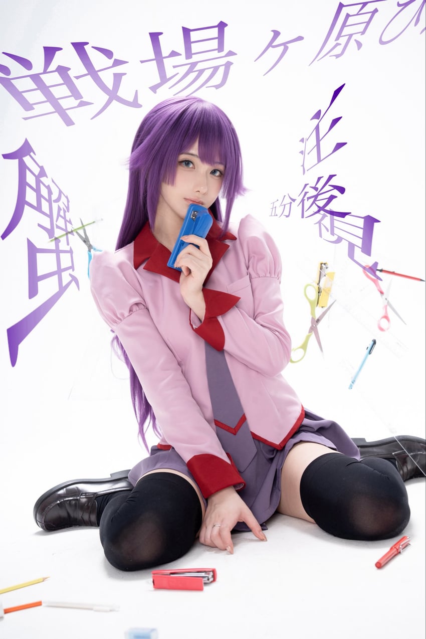 senjougahara hitagi (monogatari and 1 more) by tenshichizumi