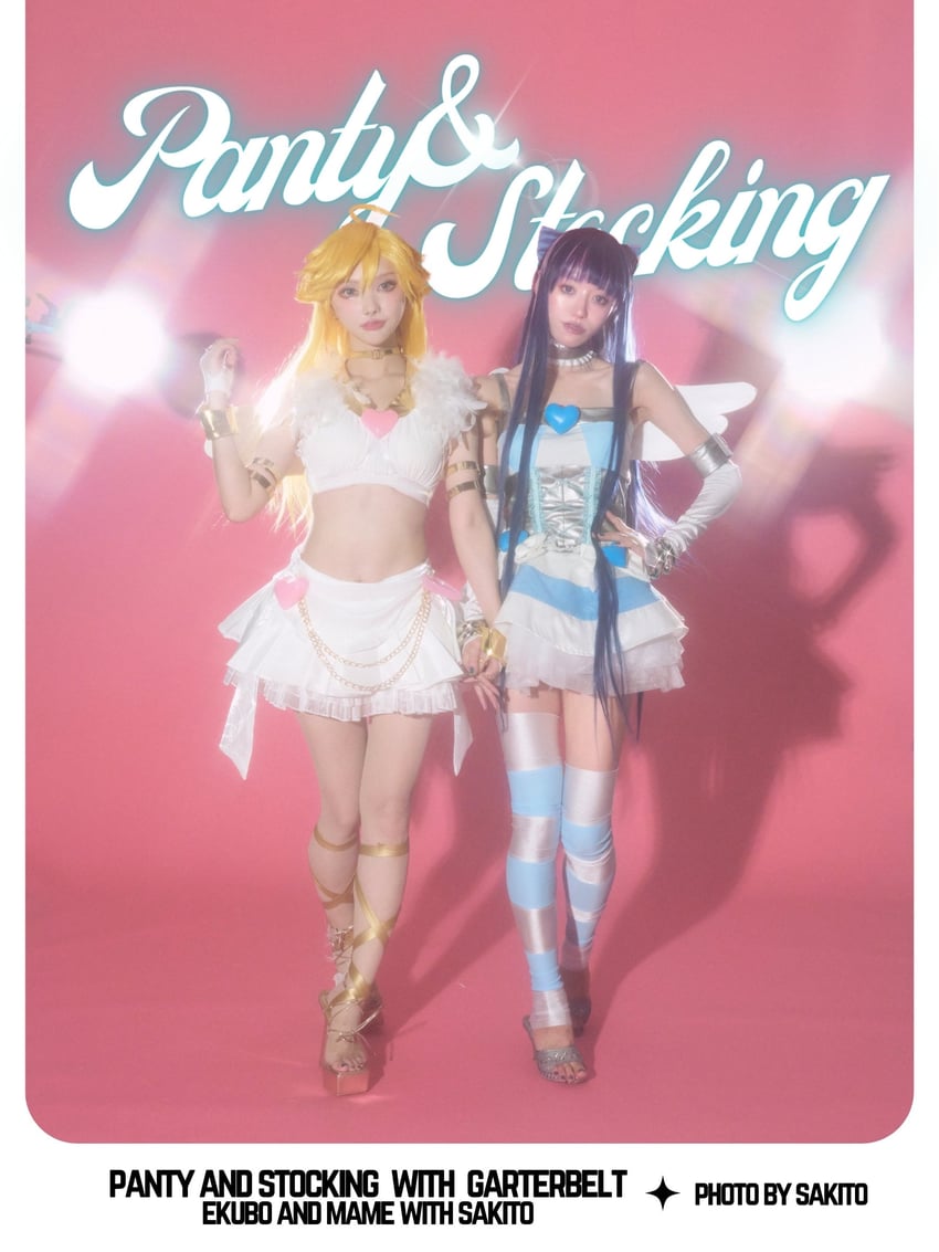 stocking and panty (panty & stocking with garterbelt) by mame77 and peko_ekubo