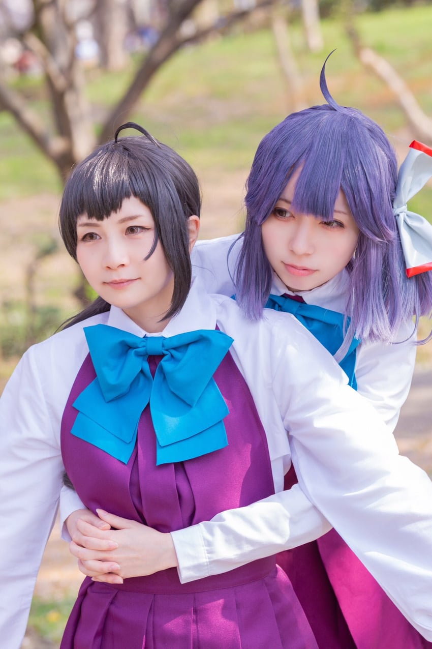 hayanami and fujinami (kantai collection) by arisa_abee and ko_keshi_girl