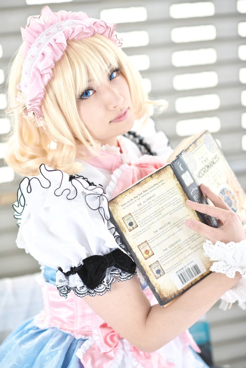 alice margatroid (touhou and 1 more) by hotaru_ruduki and jerom5121_(photographer)