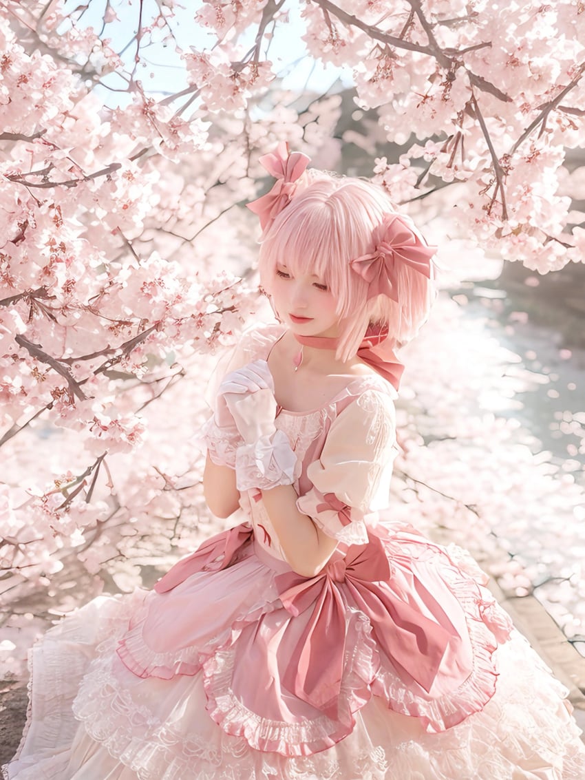 kaname madoka (mahou shoujo madoka magica) by qia_ni_rou_rou