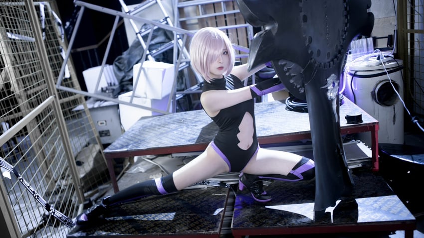 mash kyrielight (fate and 1 more) by yush_coser