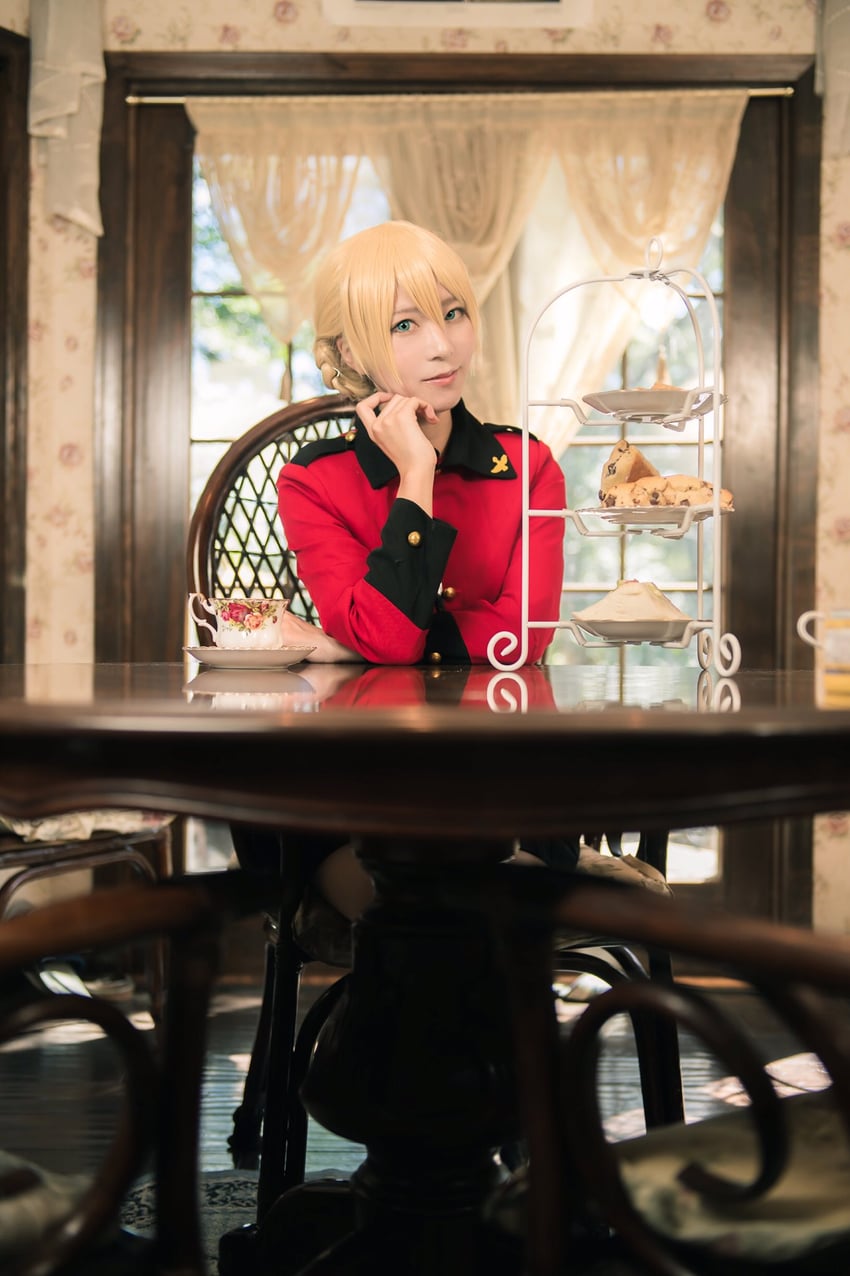 darjeeling (girls und panzer) by litonagi_(photographer) and marie_morinaga3