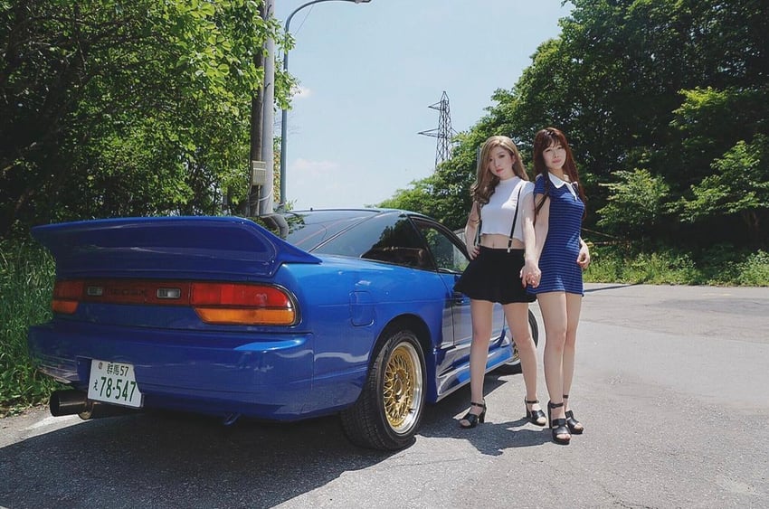 sayuki and satou mako (initial d) by mayamelo5 and yuki_(bigbong)