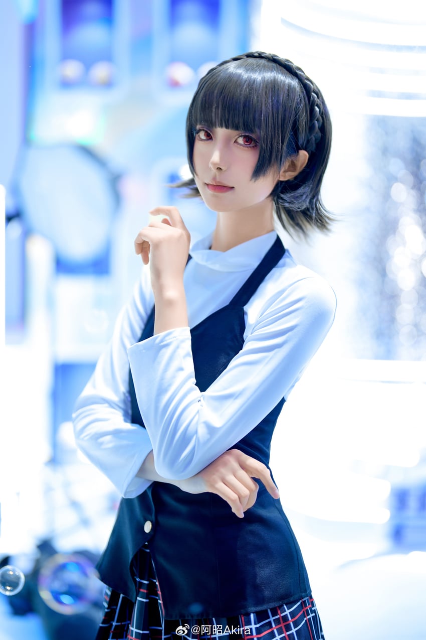 niijima makoto (persona and 1 more) by azhao_akira