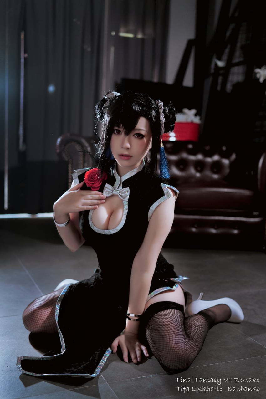 tifa lockhart (final fantasy and 2 more) by banbanko