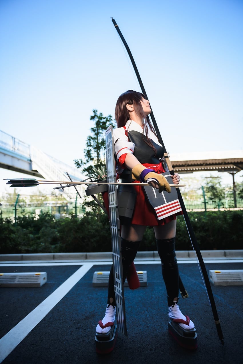 akagi (kantai collection and 1 more) by litonagi_(photographer) and satohsaki