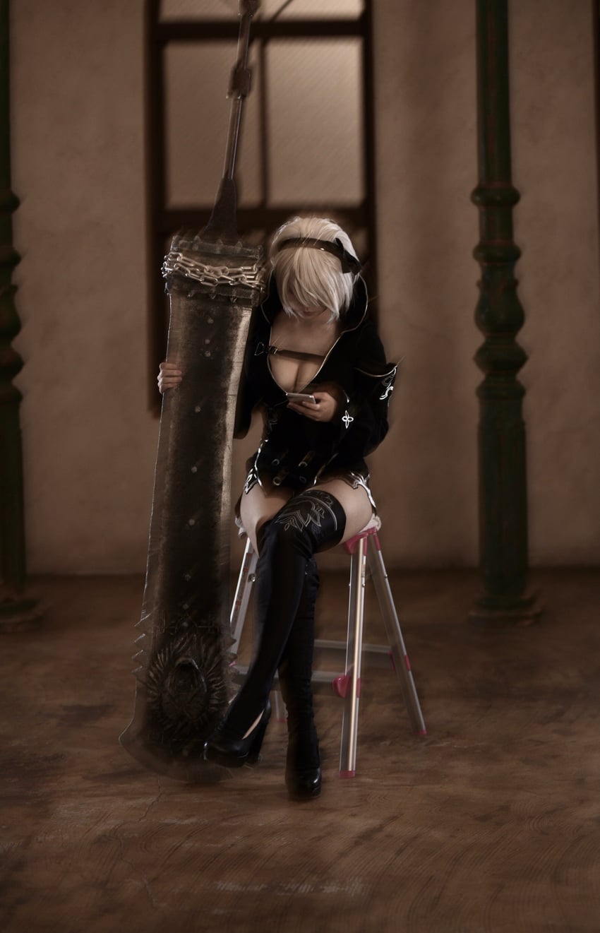 2b (nier and 2 more) by puutin_cos