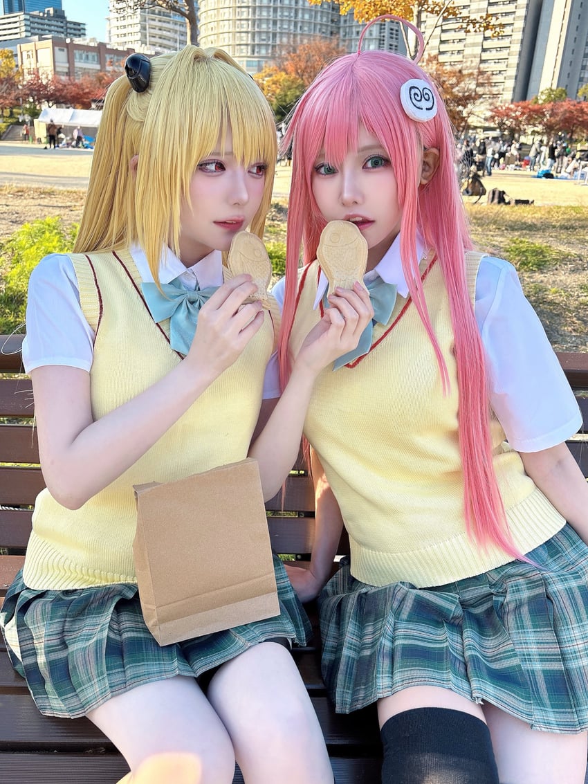 konjiki no yami and lala satalin deviluke (to love-ru) by dekomorio0 and sukiyaki_gohan