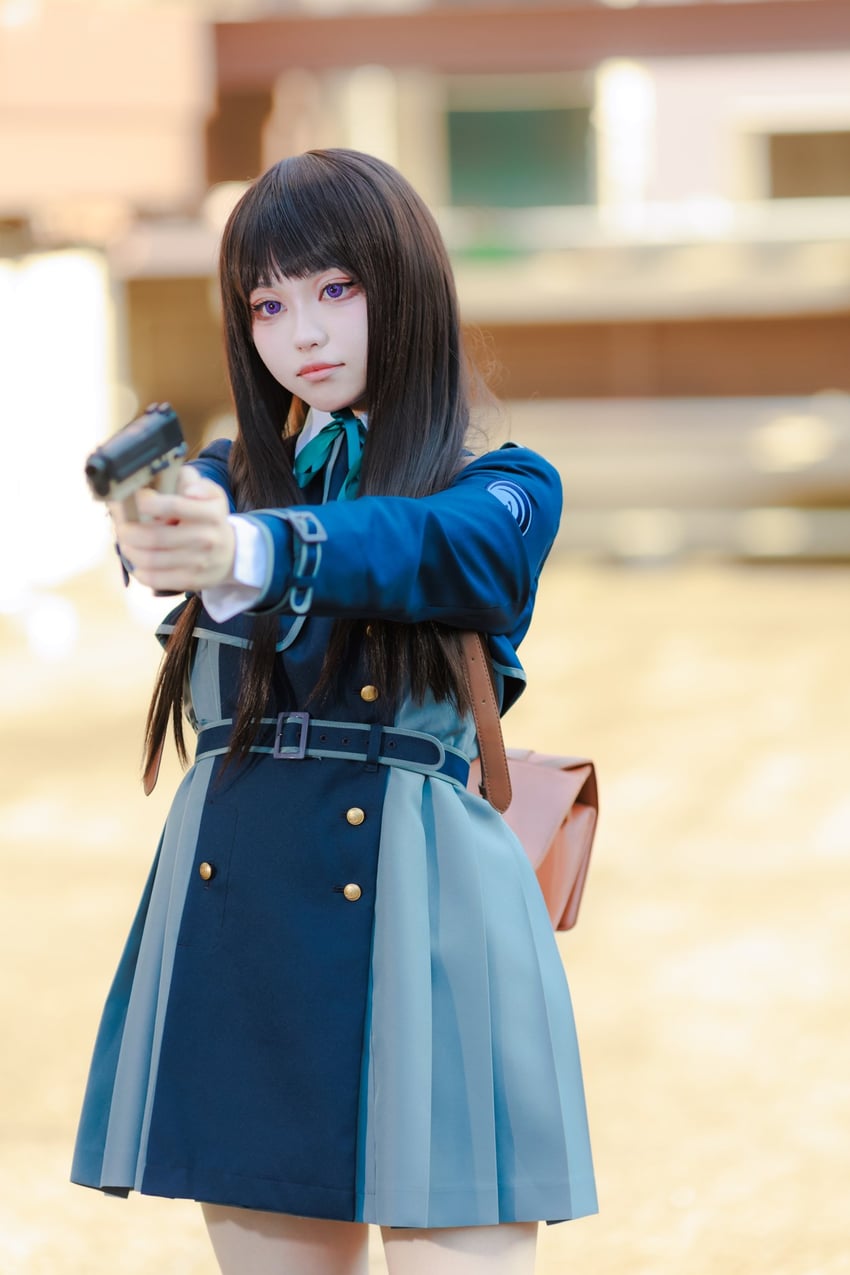 inoue takina (lycoris recoil) by saki_miyo