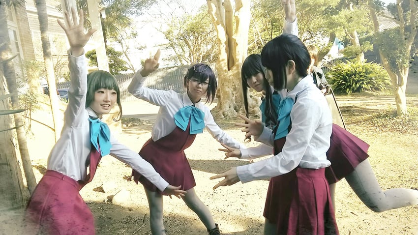 naganami, takanami, fujinami, and okinami (kantai collection) by esucos, mizuna, tochi_pikonome, and tohko