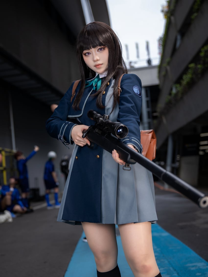 inoue takina (lycoris recoil) by saki_miyo