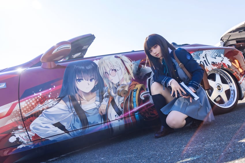 inoue takina (lycoris recoil) by saki_miyo