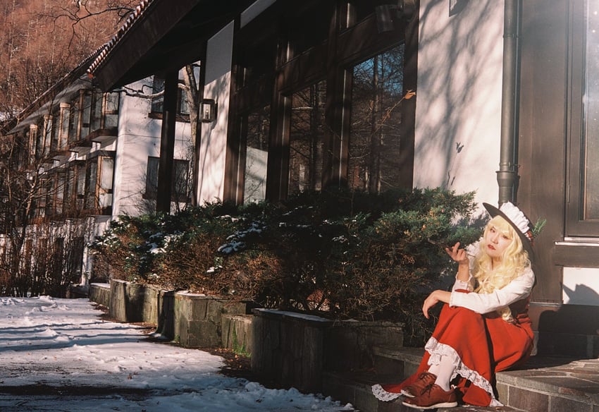 jacket girl (touhou and 1 more) by rusnrg1