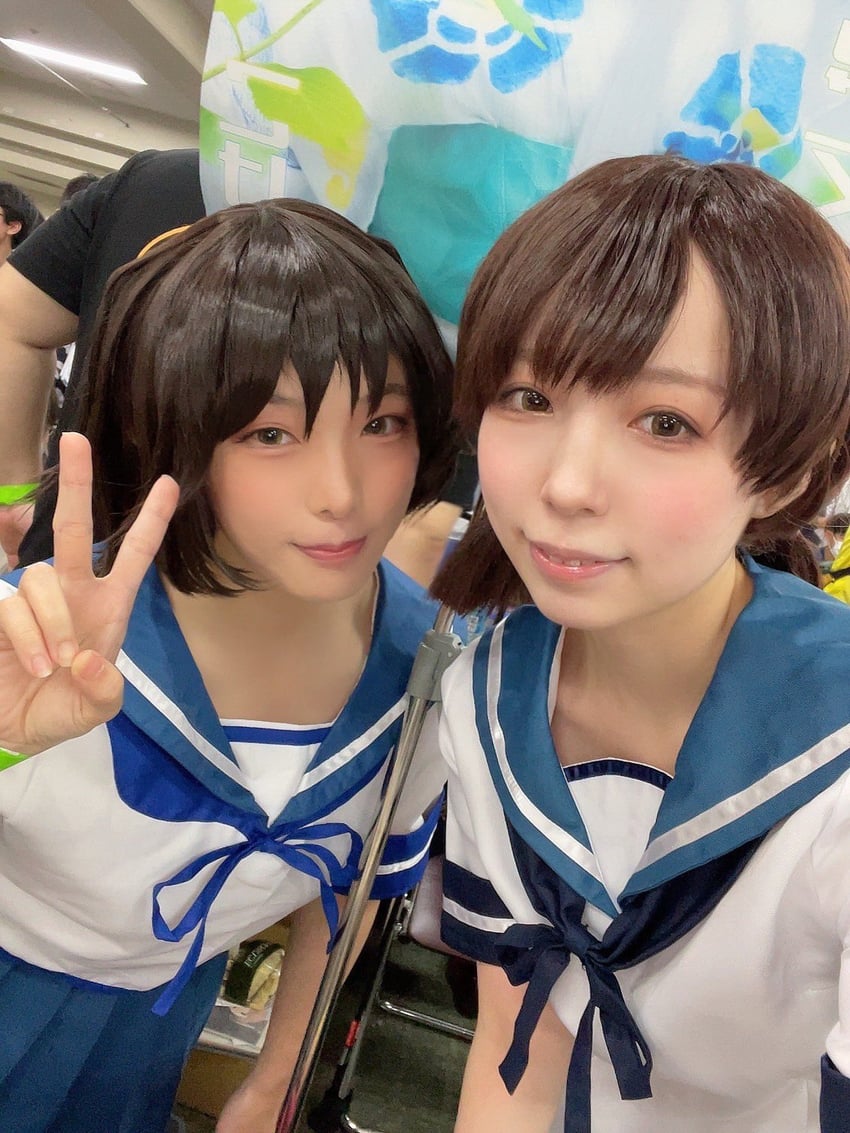 shirayuki and miyuki (kantai collection) by ko_keshi_girl