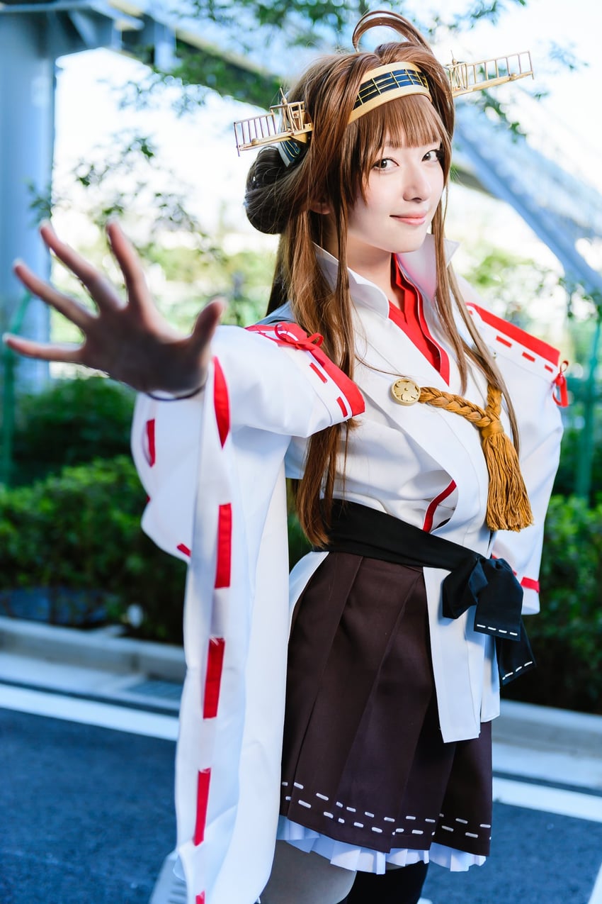kongou (kantai collection and 1 more) by litonagi_(photographer) and yuma_nia