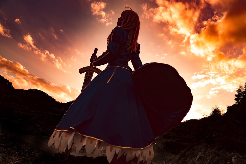 artoria pendragon (fate and 1 more) by natsuki_pcos