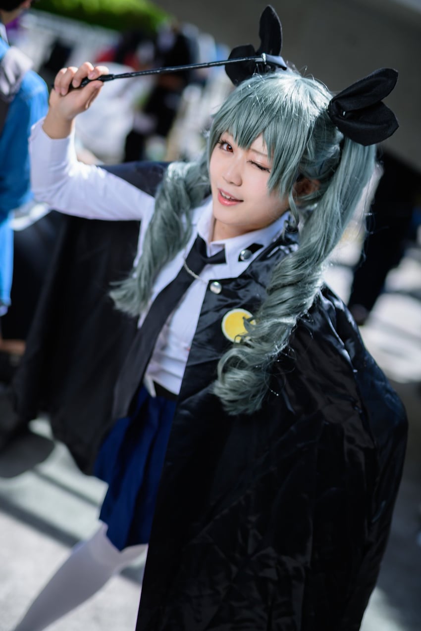 anchovy (girls und panzer) by litonagi_(photographer) and mamyu