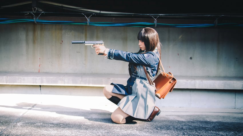 inoue takina (lycoris recoil) by saki_miyo