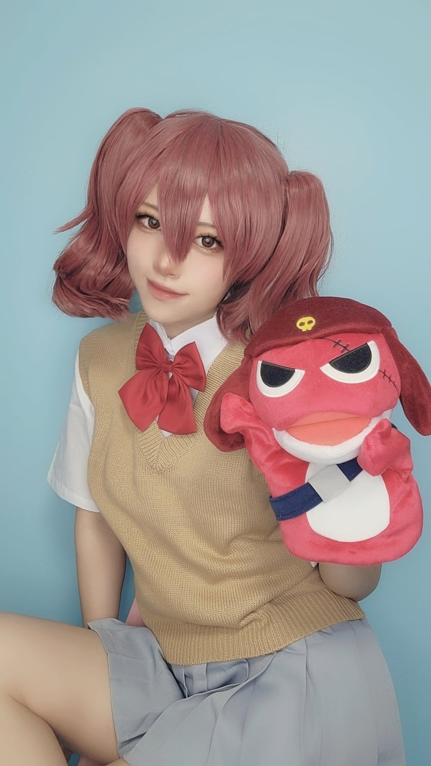 hinata natsumi and giroro (keroro gunsou) by ahsyokuyoku