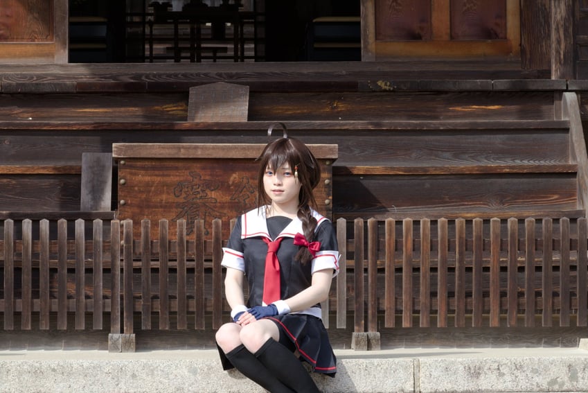 shigure and shigure kai ni (kantai collection) by shiratama_(matcos_feli_)