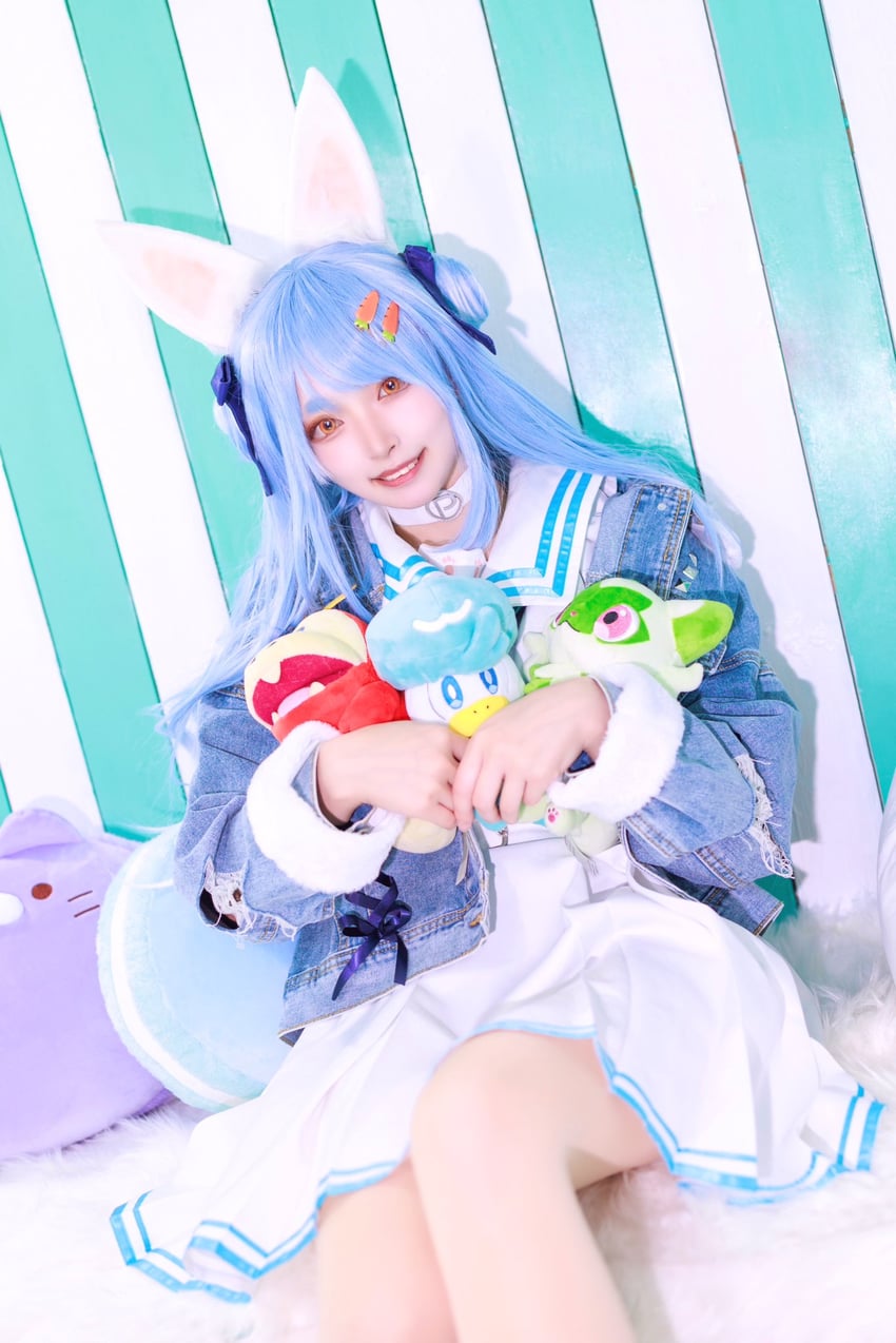 usada pekora (hololive and 1 more) by chaitea_23