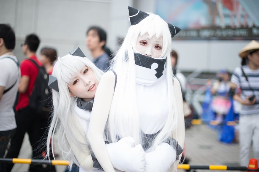 northern ocean princess and airfield princess (kantai collection) by lara4321, litonagi_(photographer), and yokosukamome