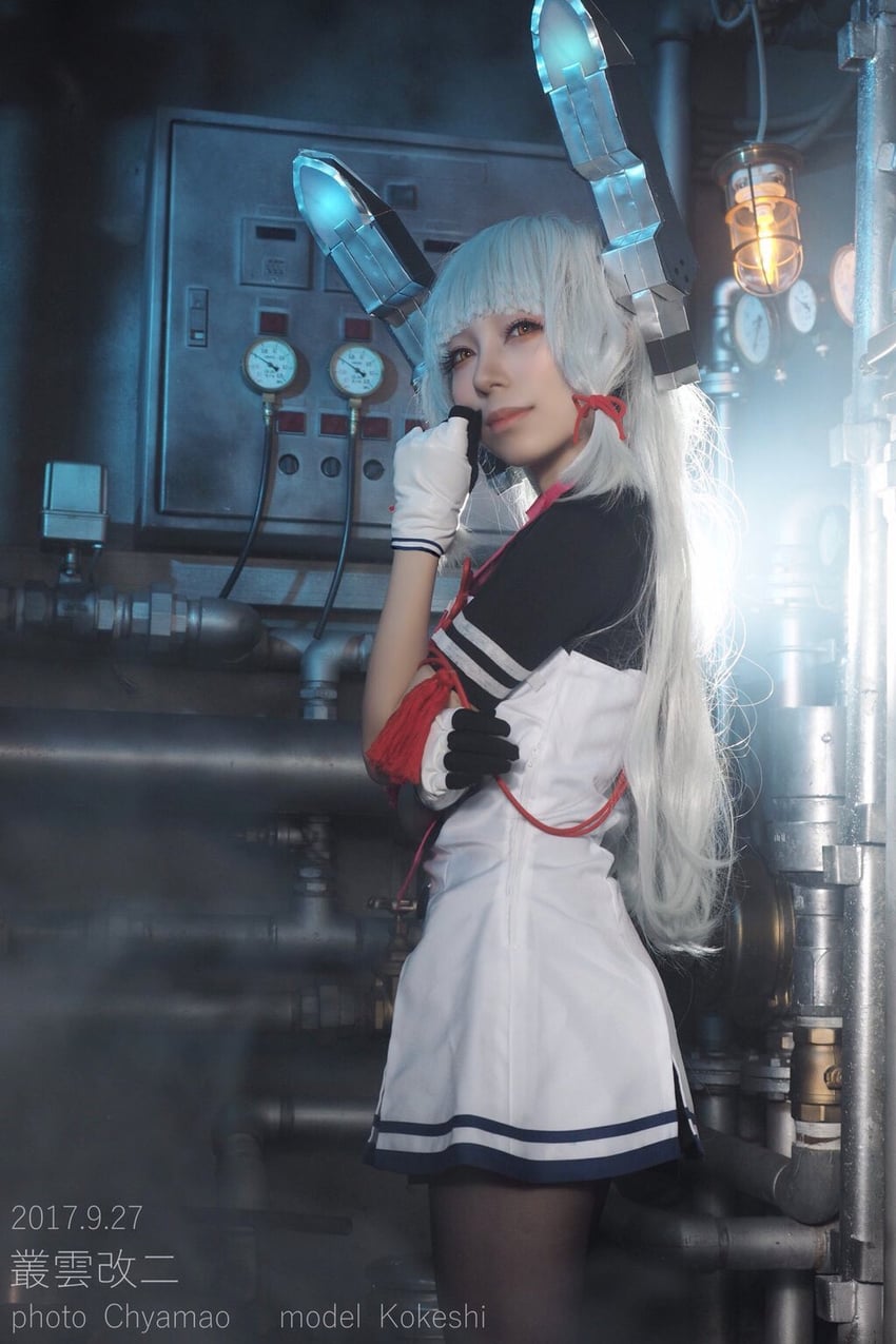 murakumo and murakumo kai ni (kantai collection) by ko_keshi_girl