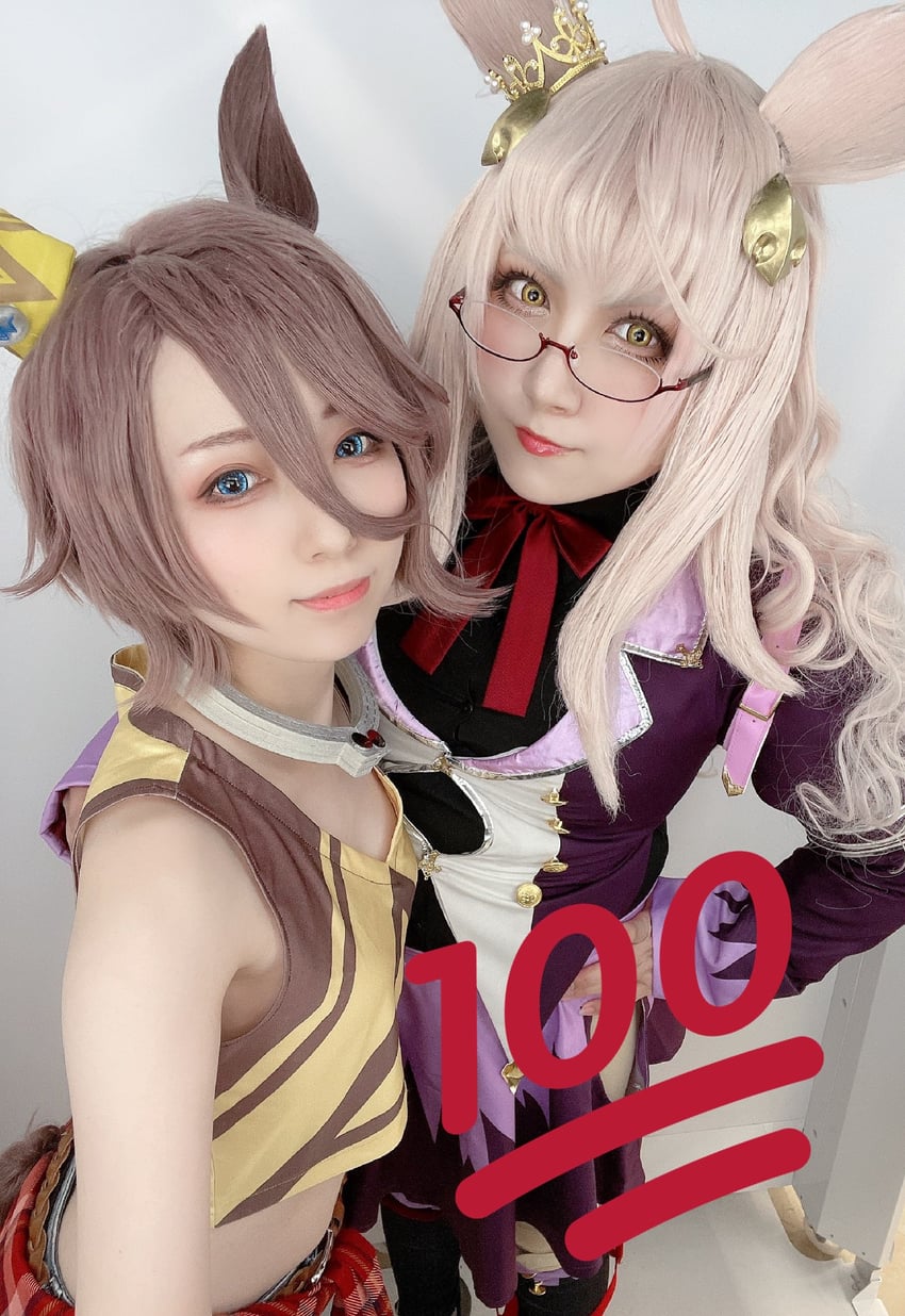 narita taishin and biwa hayahide (umamusume) by ko_keshi_girl