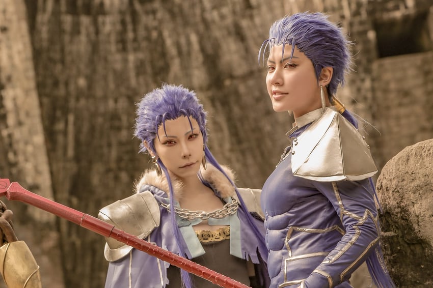 cu chulainn (fate and 2 more) by noshinoxxx and sachisuke