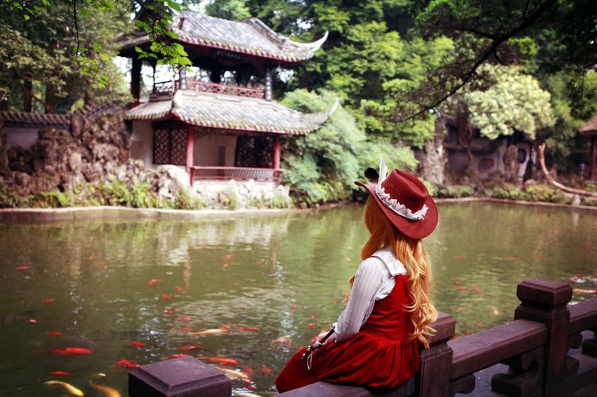 jacket girl (touhou and 1 more) by organastella