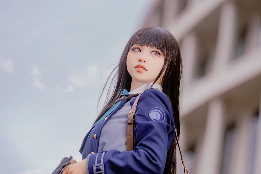 inoue takina (lycoris recoil) by saki_miyo