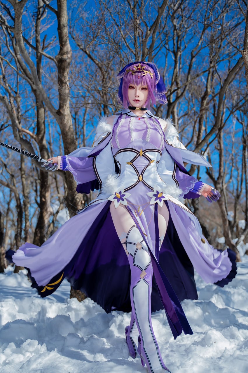 scathach and scathach skadi (fate and 1 more) by noshinoxxx