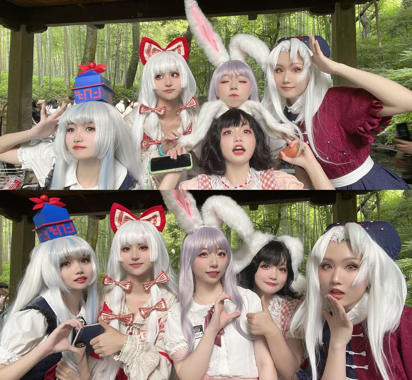 reisen udongein inaba and yagokoro eirin (touhou) by akua_cos and ysu2211