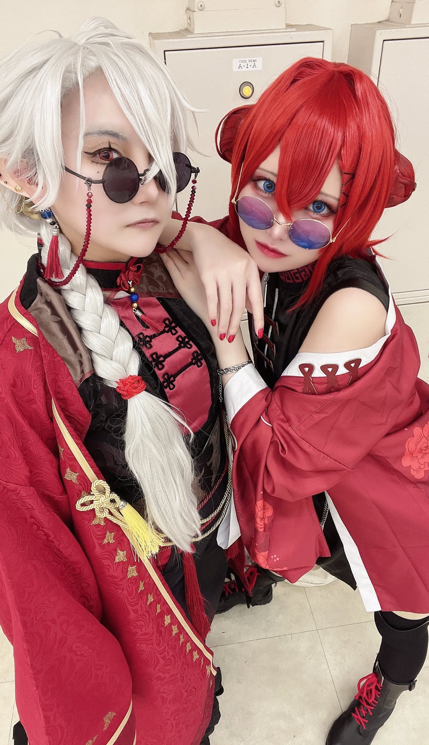 ange katrina and kuzuha (nijisanji) by chakosk and uzuki_neko