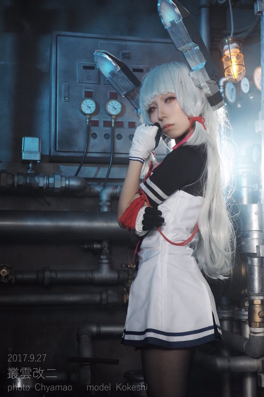 murakumo and murakumo kai ni (kantai collection) by ko_keshi_girl