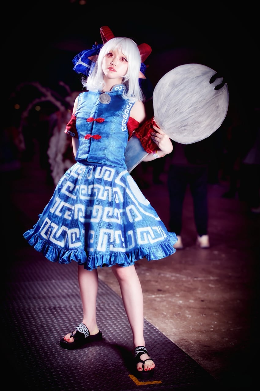 toutetsu yuuma (touhou and 1 more) by akiika117_(photographer) and yazuya_1211